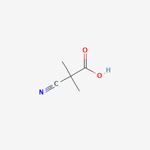 molecular formula C5H7NO2 B1354138 2-Cyano-2-methylpropanoic acid CAS No. 22426-30-8