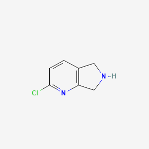B1354139 2-Chloro-6,7-dihydro-5H-pyrrolo[3,4-B]pyridine CAS No. 810668-57-6