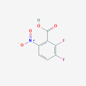 molecular formula C7H3F2NO4 B13541427 2,3-Difluoro-6-nitrobenzoic acid 