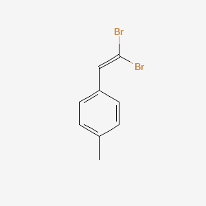 molecular formula C9H8Br2 B1354144 Benzene, 1-(2,2-dibromoethenyl)-4-methyl- CAS No. 60512-56-3
