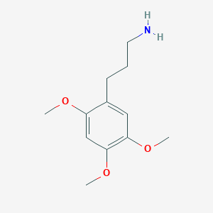 molecular formula C12H19NO3 B13541461 3-(2,4,5-Trimethoxy-phenyl)-propylamine 