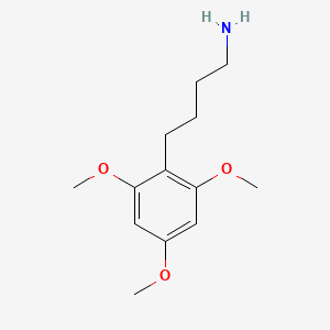 molecular formula C13H21NO3 B13541524 4-(2,4,6-Trimethoxyphenyl)butan-1-amine 
