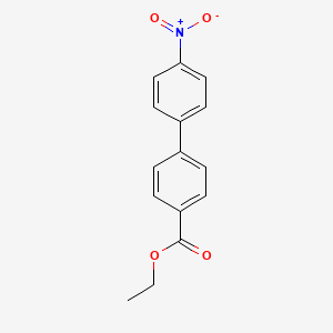 molecular formula C15H13NO4 B1354156 Ethyl 4-(4-nitrophenyl)benzoate CAS No. 6242-99-5