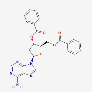 [(2R,3S,5R)-5-(6-Aminopurin-9-yl)-3-benzoyloxyoxolan-2-yl]methyl benzoate