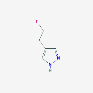 molecular formula C5H7FN2 B13541698 4-(2-fluoroethyl)-1H-pyrazole 