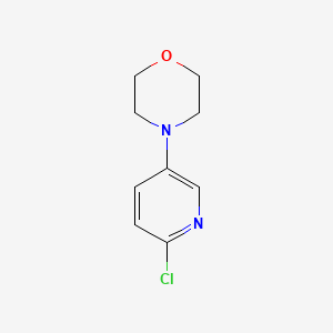 molecular formula C9H11ClN2O B1354172 4-(6-Chloropyridin-3-yl)morpholine CAS No. 633283-57-5