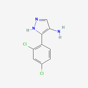 3-(2,4-Dichlorophenyl)-1H-pyrazol-4-amine
