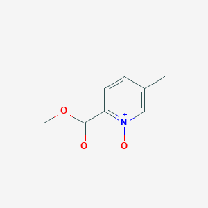 2-Pyridinecarboxylic acid, 5-methyl-, methyl ester, 1-oxide