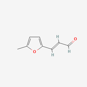 molecular formula C8H8O2 B1354184 3-(5-Methylfuran-2-yl)acrylaldehyde CAS No. 108576-22-3