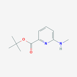 molecular formula C11H16N2O2 B13541867 tert-Butyl 6-(methylamino)picolinate 