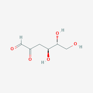 molecular formula C6H10O5 B013542 3-Deoxyglucosone CAS No. 4084-27-9