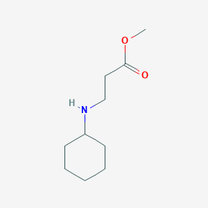 molecular formula C10H19NO2 B1354201 Methyl 3-(cyclohexylamino)propanoate CAS No. 22870-26-4