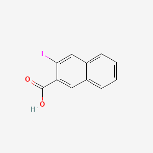 molecular formula C11H7IO2 B1354206 3-Iodo-2-naphthoic acid CAS No. 63212-42-0