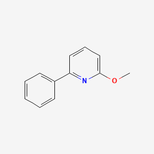molecular formula C12H11NO B1354211 2-Methoxy-6-phenylpyridine CAS No. 35070-08-7