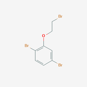 molecular formula C8H7Br3O B1354217 1,4-Dibromo-2-(2-bromoethoxy)benzene CAS No. 377091-18-4