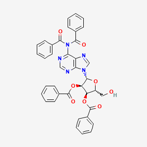 molecular formula C38H29N5O8 B1354218 N6-Dibenzoyladenosine 2',3'-Dibenzoate CAS No. 58463-04-0