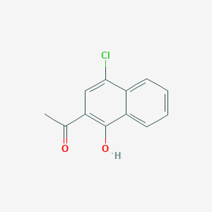 1-(4-Chloro-1-hydroxy-naphthalen-2-YL)-ethanone