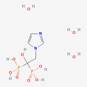 molecular formula C5H16N2O10P2 B1354230 Zoledronic acid trihydrate CAS No. 904894-54-8