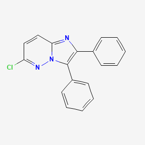 molecular formula C18H12ClN3 B1354239 6-Chloro-2,3-diphenylimidazo[1,2-b]pyridazine CAS No. 873913-87-2