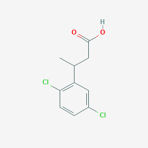 molecular formula C10H10Cl2O2 B13542479 3-(2,5-Dichlorophenyl)butanoic acid 