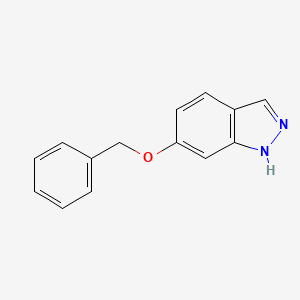 molecular formula C14H12N2O B1354249 6-(Benzyloxy)-1H-indazole CAS No. 874668-62-9
