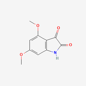 molecular formula C10H9NO4 B1354261 4,6-二甲氧基吲哚啉-2,3-二酮 CAS No. 21544-81-0