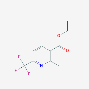 molecular formula C10H10F3NO2 B1354264 Ethyl 2-methyl-6-(trifluoromethyl)nicotinate CAS No. 380355-65-7
