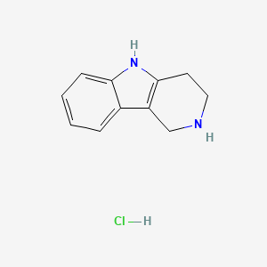 molecular formula C11H13ClN2 B1354266 2,3,4,5-Tetrahydro-1H-pyrido[4,3-b]indole hydrochloride CAS No. 20522-30-9