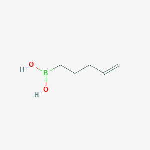 molecular formula C5H11BO2 B1354268 4-Pentenylboronic acid CAS No. 886747-03-1