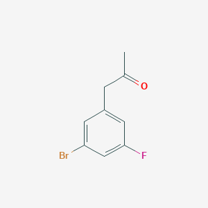 molecular formula C9H8BrFO B13542714 1-(3-Bromo-5-fluorophenyl)propan-2-one 