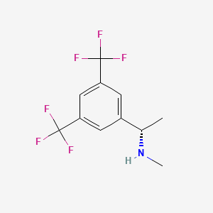 molecular formula C11H11F6N B1354274 (S)-N-Methyl-1-[3,5-bis(trifluoromethyl)phenyl]ethylamine CAS No. 511256-36-3