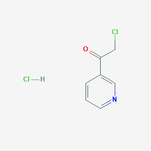molecular formula C7H7Cl2NO B1354294 2-Chloro-1-(pyridin-3-YL)ethanone hydrochloride CAS No. 61889-48-3