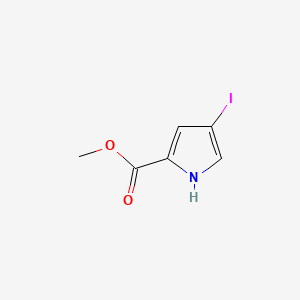 molecular formula C6H6INO2 B1354297 4-碘-1H-吡咯-2-甲酸甲酯 CAS No. 40740-41-8
