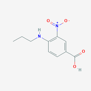 molecular formula C10H12N2O4 B1354310 3-Nitro-4-(propylamino)benzoic acid CAS No. 68740-31-8