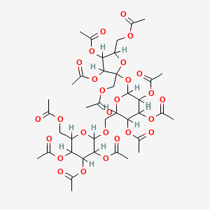 molecular formula C40H54O27 B1354312 Raffinose undecaacetate CAS No. 6424-12-0