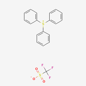 molecular formula C19H15F3O3S2 B1354313 Triphenylsulfonium triflate CAS No. 66003-78-9