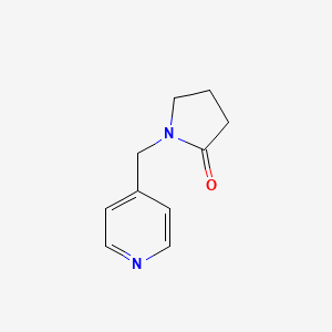 molecular formula C10H12N2O B1354320 1-(Pyridin-4-ylmethyl)pyrrolidin-2-one CAS No. 132312-62-0