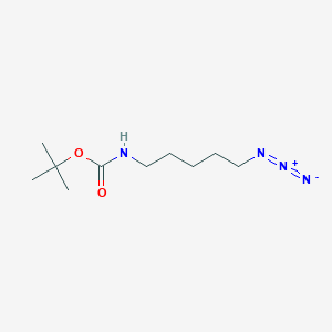 molecular formula C10H20N4O2 B1354325 Tert-butyl N-(5-azidopentyl)carbamate CAS No. 129392-86-5