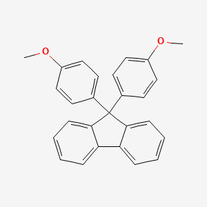 molecular formula C27H22O2 B1354342 9,9-Bis(4-methoxyphenyl)-9h-fluorene CAS No. 117766-40-2