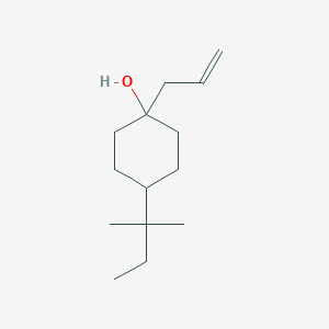 molecular formula C14H26O B13543428 1-Allyl-4-(tert-pentyl)cyclohexan-1-ol 