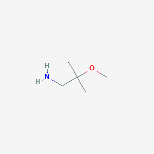 molecular formula C5H13NO B1354346 2-Methoxy-2-methylpropan-1-amine CAS No. 89282-70-2