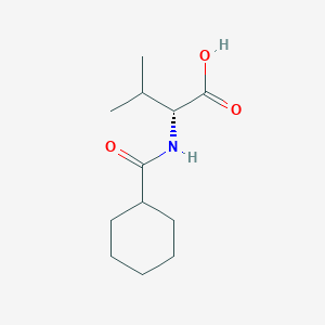 molecular formula C12H21NO3 B13543469 (2R)-2-(cyclohexylformamido)-3-methylbutanoicacid 