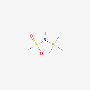 molecular formula C4H13NO2SSi B1354349 Methanesulfonamide, N-(trimethylsilyl)- CAS No. 999-96-2
