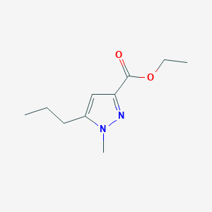 molecular formula C10H16N2O2 B1354358 Ethyl 1-methyl-5-propyl-1H-pyrazole-3-carboxylate CAS No. 247583-69-3