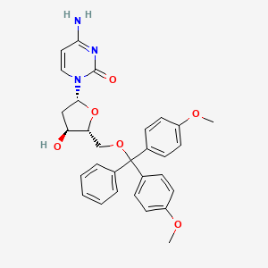 molecular formula C30H31N3O6 B1354363 5'-O-(4,4'-dimethoxytrityl)-2'-deoxycytidine CAS No. 76512-82-8