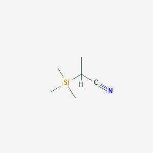 molecular formula C6H13NSi B1354364 2-Trimethylsilanyl-propionitrile CAS No. 18151-58-1