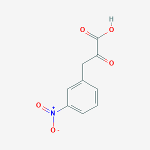 molecular formula C9H7NO5 B13543650 3-(3-Nitrophenyl)-2-oxopropanoic acid CAS No. 38712-57-1