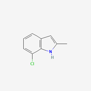 molecular formula C9H8ClN B1354367 7-chloro-2-methyl-1H-indole CAS No. 623177-14-0