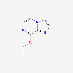 molecular formula C8H9N3O B1354372 8-Ethoxy-imidazo[1,2-a]pyrazine CAS No. 142744-38-5