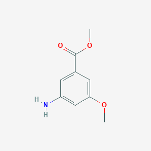 molecular formula C9H11NO3 B1354378 Methyl 3-amino-5-methoxybenzoate CAS No. 217314-47-1
